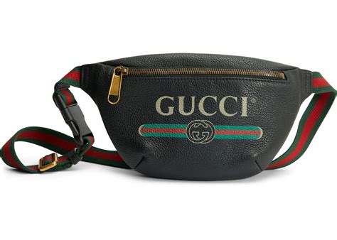 gucci print small belt bag size 75|gucci waist pouch belt bag.